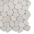 Pebble Fliser Hvid 30 x 30 cm Flod Pebble