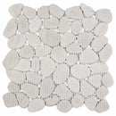 Pebble Fliser Hvid 30 x 30 cm Flod Pebble