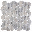 Pebble Fliser Grå 30 x 30 cm Flod Pebble