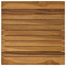 Bordplade 40 x 40 x 3,5 cm Firkantet Massiv Teaktræ Naturfarvet