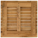 Bordplade 50 x 50 x 3,5 cm Firkantet Massiv Teaktræ Naturfarvet