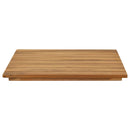 Bordplade 50 x 50 x 3,5 cm Firkantet Massiv Teaktræ Naturfarvet