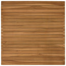 Bordplade 70 x 70 x 3,5 cm Firkantet Massiv Teaktræ Naturfarvet