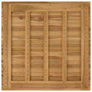 Bordplade 80 x 80 x 3,5 cm Firkantet Massiv Teaktræ Naturfarvet