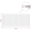 Bordplade 110 x 55 x 3,5 cm Rektangulær Massiv Teaktræ