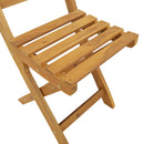 Udendørs Bistro Stole 8 pcs Naturfarvet 40 x 42 x 85 cm