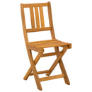 Udendørs Bistro Stole med pude 8 pcs Cremehvid 38 x 46 x 85 cm