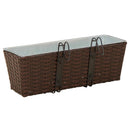 Gelænder 2 pcs 50 x 17 x 17 cm Metal