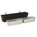 Gelænder 2 pcs 80 x 17 x 17 cm Metal