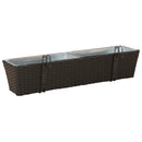 Gelænder 2 pcs 80 x 17 x 17 cm Metal