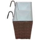Gelænder 2 pcs 80 x 17 x 17 cm Metal