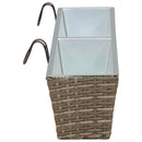 Gelænder 2 pcs 80 x 17 x 17 cm Metal