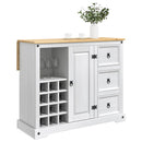 Køkkenopbevaring Hvid og Honning Voks 112 x 70 x 91,5 cm