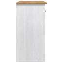 Mikroovn Skænk PANAMA Hvid og Honning Voks 99,5 x 44 x 86,5 cm