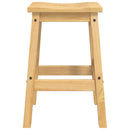 Barbænk 2 stk. Honning Voks 44 x 30 x 63 cm Massiv fyr