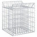 Gabion højbed Sølv