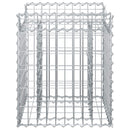 Gabion højbed Sølv