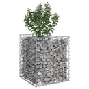 Gabion højbed Sølv