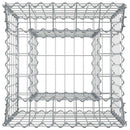 Gabion højbed Sølv