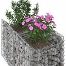 Gabion højbed Sølv