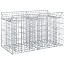 Gabion højbed Sølv
