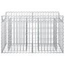 Gabion højbed Sølv