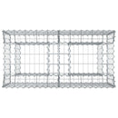 Gabion højbed Sølv