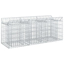 Gabion højbed Sølv
