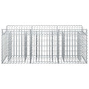 Gabion højbed Sølv