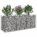 Gabion højbed Sølv