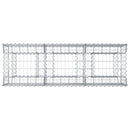 Gabion højbed Sølv