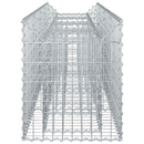 Gabion højbed Sølv