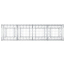 Gabion højbed Sølv