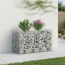 Gabion højbed Sølv