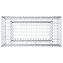 Gabion højbed Sølv