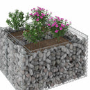 Gabion højbed Sølv