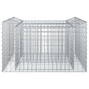 Gabion højbed Sølv
