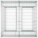Gabion højbed Sølv
