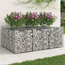Gabion højbed Sølv