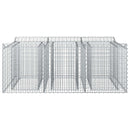 Gabion højbed Sølv