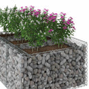 Gabion højbed Sølv