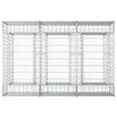 Gabion højbed Sølv