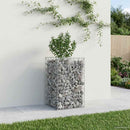 Gabion højbed Sølv