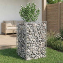 Gabion højbed Sølv