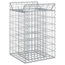 Gabion højbed Sølv