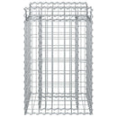 Gabion højbed Sølv