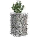 Gabion højbed Sølv