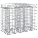 Gabion højbed Sølv