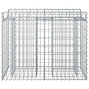 Gabion højbed Sølv