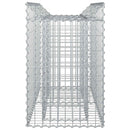 Gabion højbed Sølv
